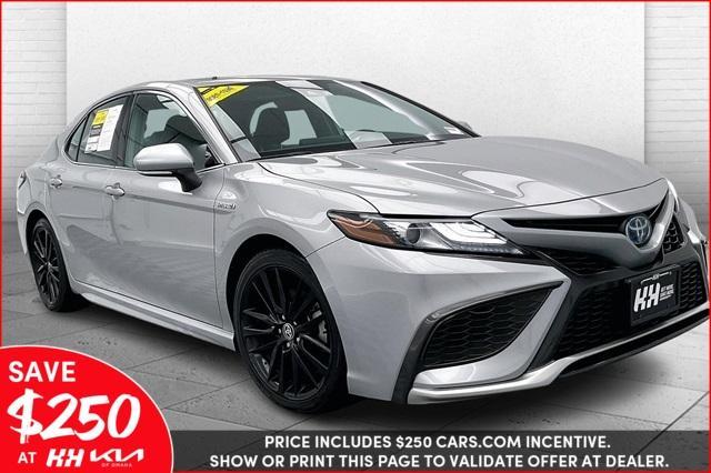 used 2021 Toyota Camry Hybrid car, priced at $30,750