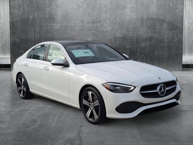 new 2025 Mercedes-Benz C-Class car, priced at $51,085