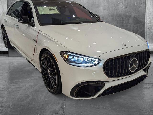 new 2025 Mercedes-Benz AMG S 63 E car, priced at $205,545