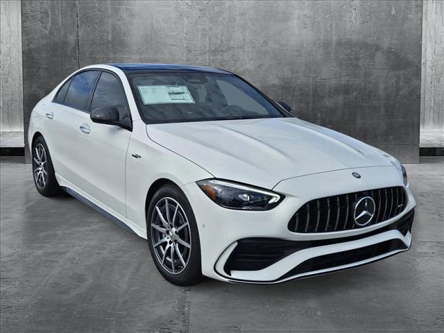 new 2025 Mercedes-Benz AMG C 43 car, priced at $70,705