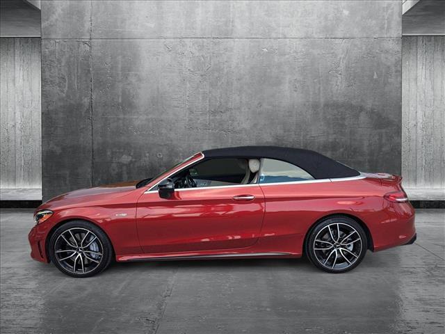 used 2021 Mercedes-Benz AMG C 43 car, priced at $42,757
