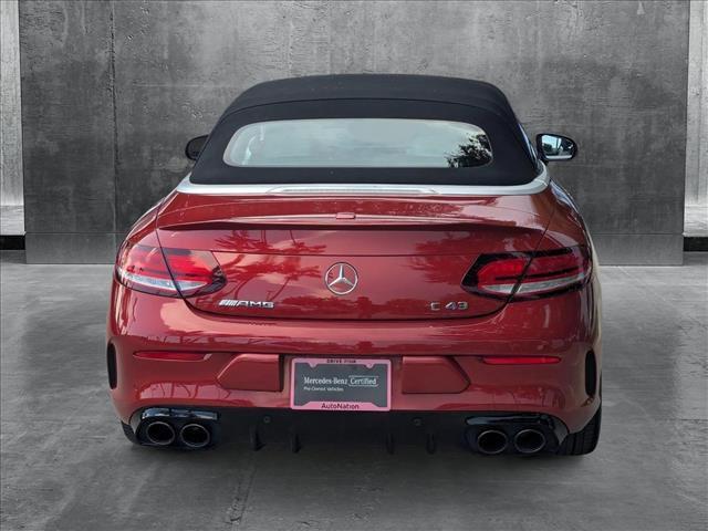 used 2021 Mercedes-Benz AMG C 43 car, priced at $42,757