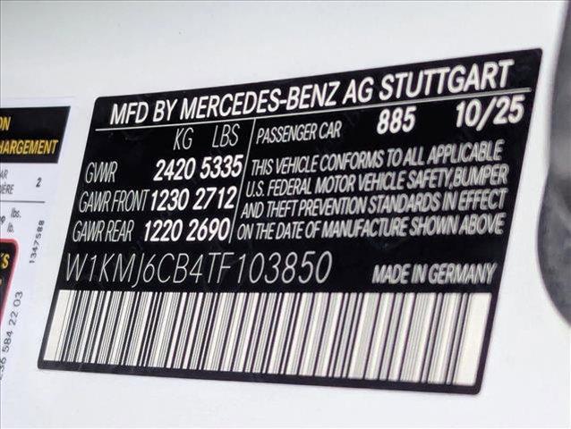 new 2026 Mercedes-Benz AMG CLE 53 car, priced at $88,720