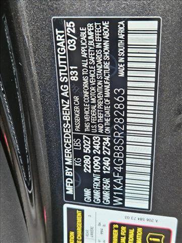 new 2025 Mercedes-Benz C-Class car, priced at $54,435