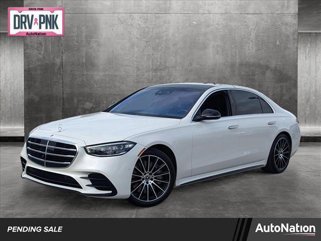 used 2021 Mercedes-Benz S-Class car, priced at $69,998