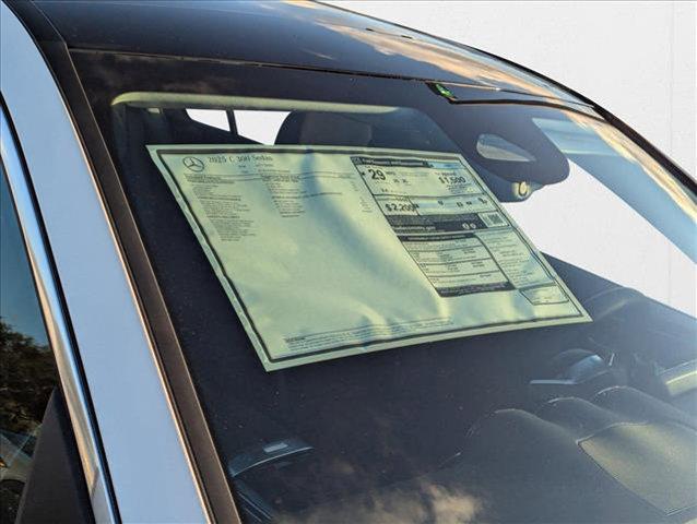 new 2025 Mercedes-Benz C-Class car, priced at $51,050
