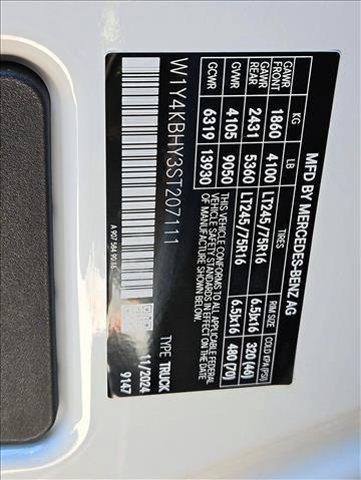 new 2025 Mercedes-Benz Sprinter 2500 car, priced at $54,849