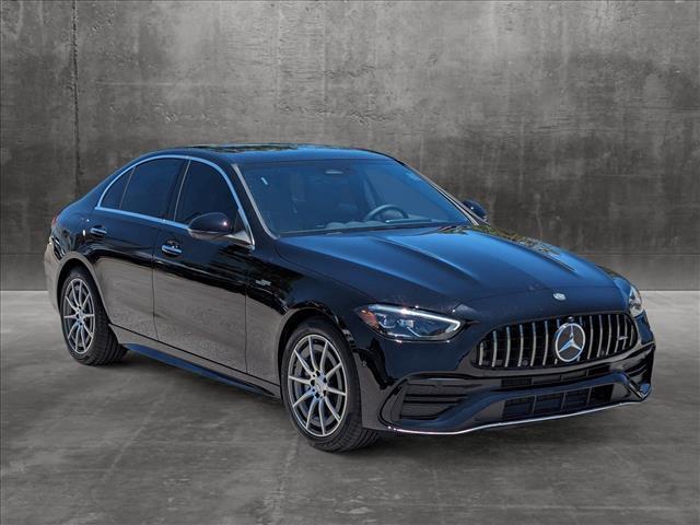 new 2024 Mercedes-Benz AMG C 43 car, priced at $63,440