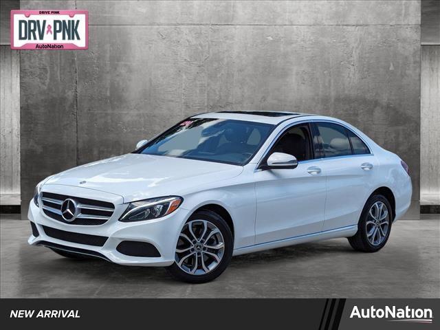used 2018 Mercedes-Benz C-Class car, priced at $21,994