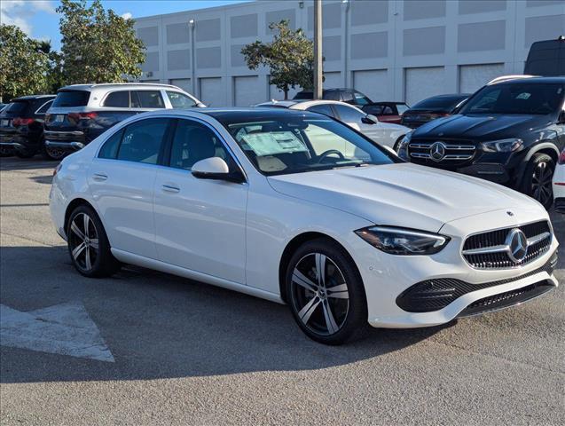 new 2025 Mercedes-Benz C-Class car, priced at $51,050