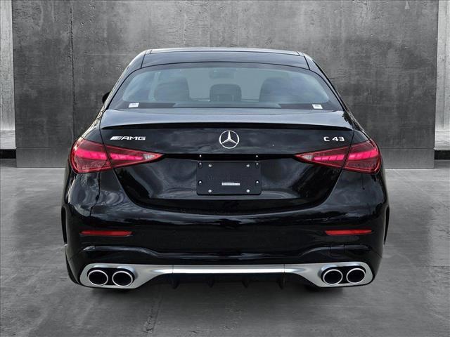 new 2025 Mercedes-Benz AMG C 43 car, priced at $64,685