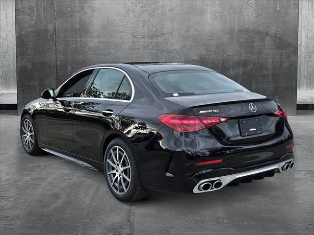 new 2025 Mercedes-Benz AMG C 43 car, priced at $64,685