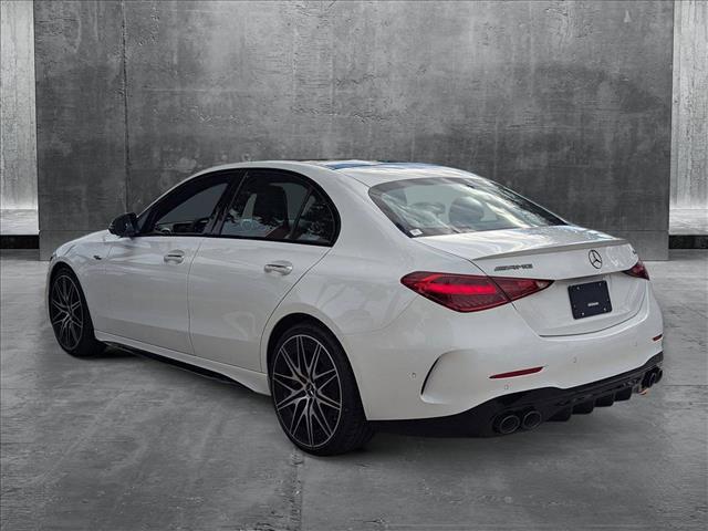 new 2025 Mercedes-Benz AMG C 43 car, priced at $69,380