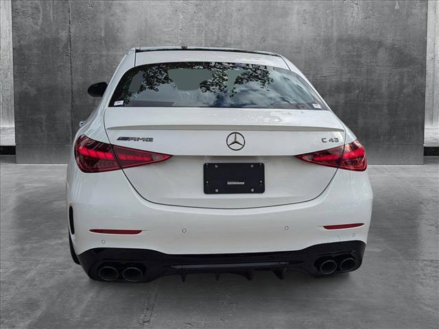 new 2025 Mercedes-Benz AMG C 43 car, priced at $69,380