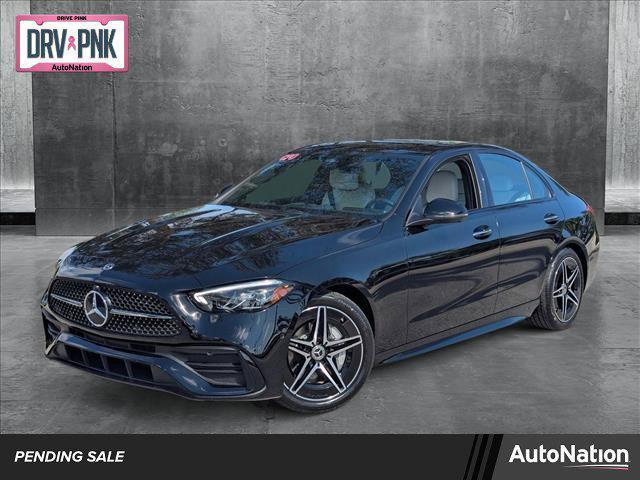 used 2022 Mercedes-Benz C-Class car, priced at $37,880