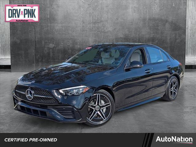 used 2022 Mercedes-Benz C-Class car, priced at $37,880