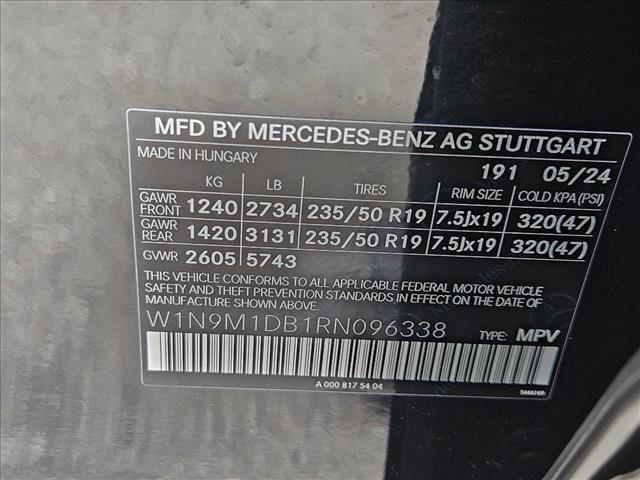 new 2024 Mercedes-Benz EQB 350 car, priced at $67,395