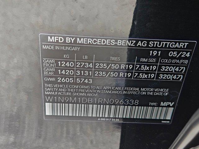 new 2024 Mercedes-Benz EQB 350 car, priced at $67,395