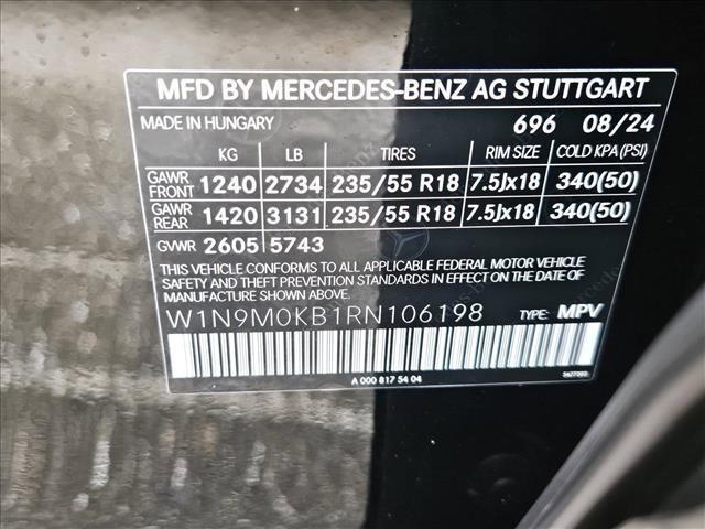 new 2024 Mercedes-Benz EQB 300 car, priced at $59,295