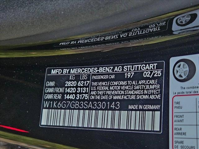 new 2025 Mercedes-Benz S-Class car, priced at $138,765