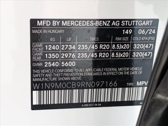 new 2024 Mercedes-Benz EQB 250 car, priced at $60,085