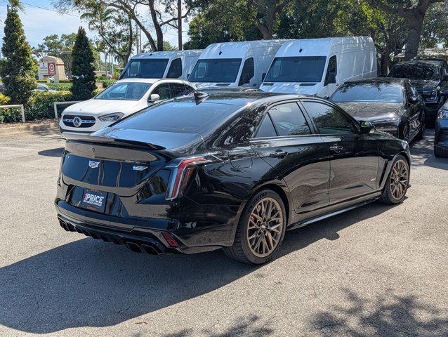 used 2022 Cadillac CT4-V car, priced at $47,870