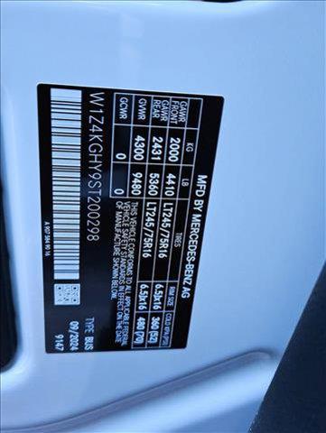 new 2025 Mercedes-Benz Sprinter 2500 car, priced at $77,086