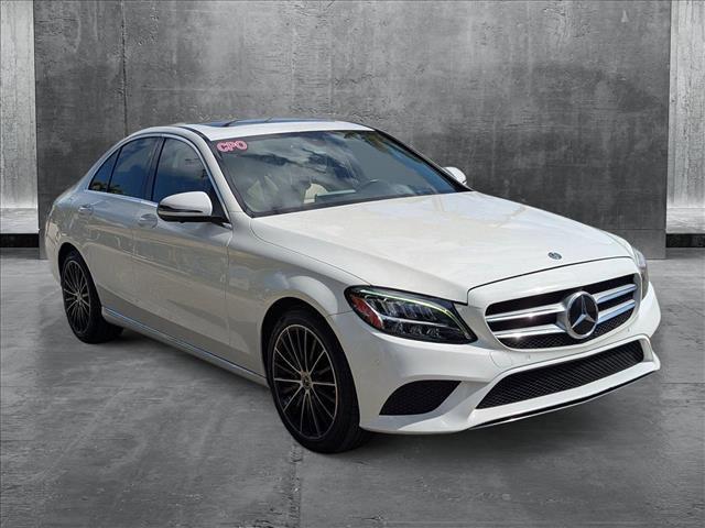 used 2021 Mercedes-Benz C-Class car, priced at $23,995