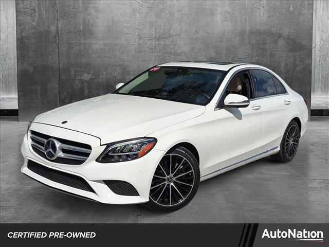 used 2021 Mercedes-Benz C-Class car, priced at $23,995