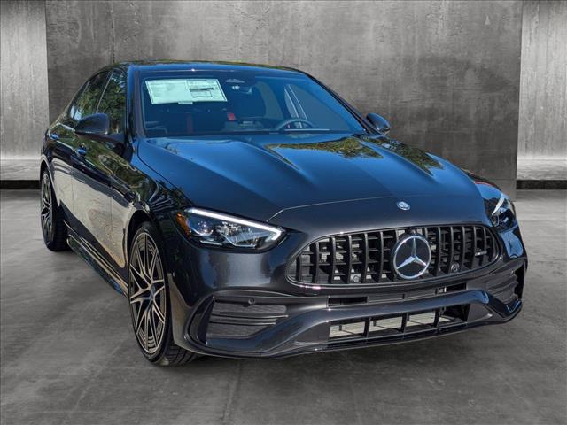 new 2024 Mercedes-Benz AMG C 43 car, priced at $70,585