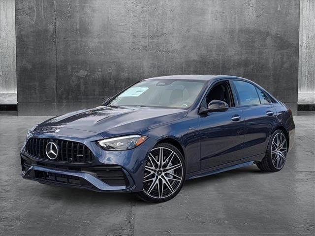 new 2025 Mercedes-Benz AMG C 43 car, priced at $73,630