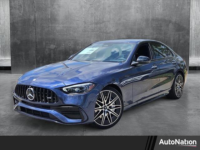 new 2025 Mercedes-Benz AMG C 43 car, priced at $73,630