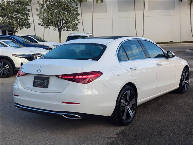 new 2025 Mercedes-Benz C-Class car, priced at $51,050