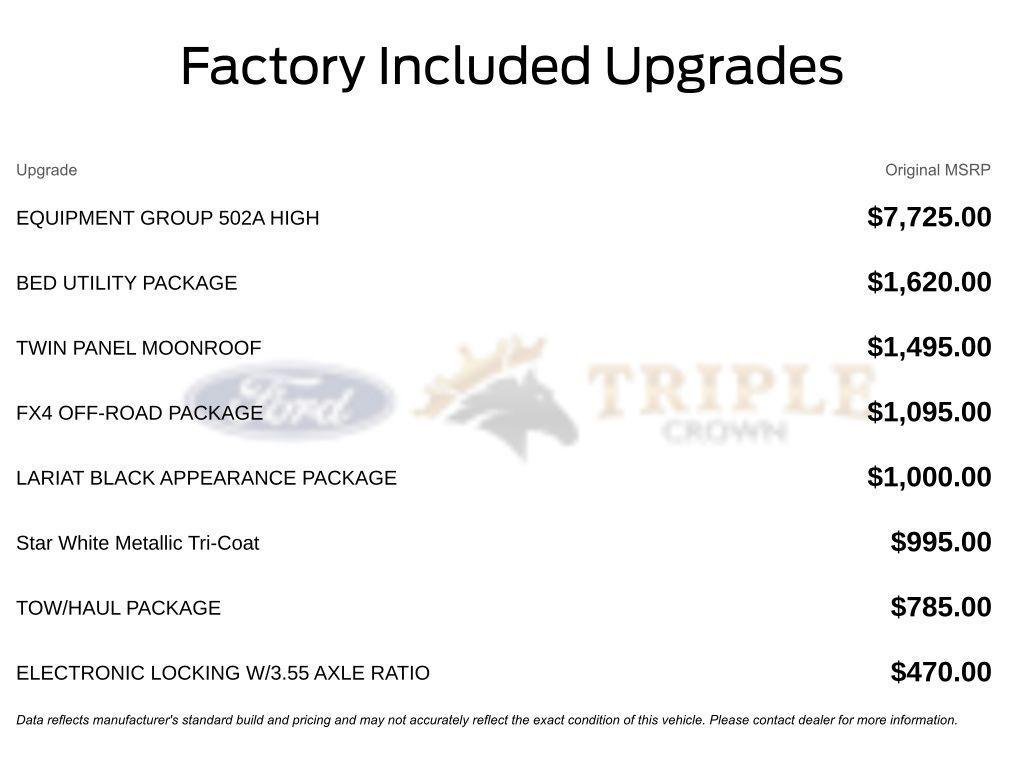 new 2025 Ford F-150 car, priced at $66,855