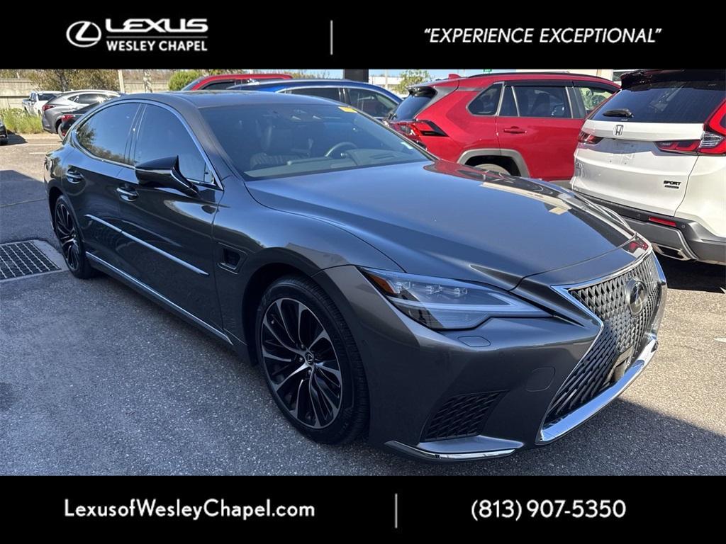 used 2023 Lexus LS 500h car, priced at $89,400