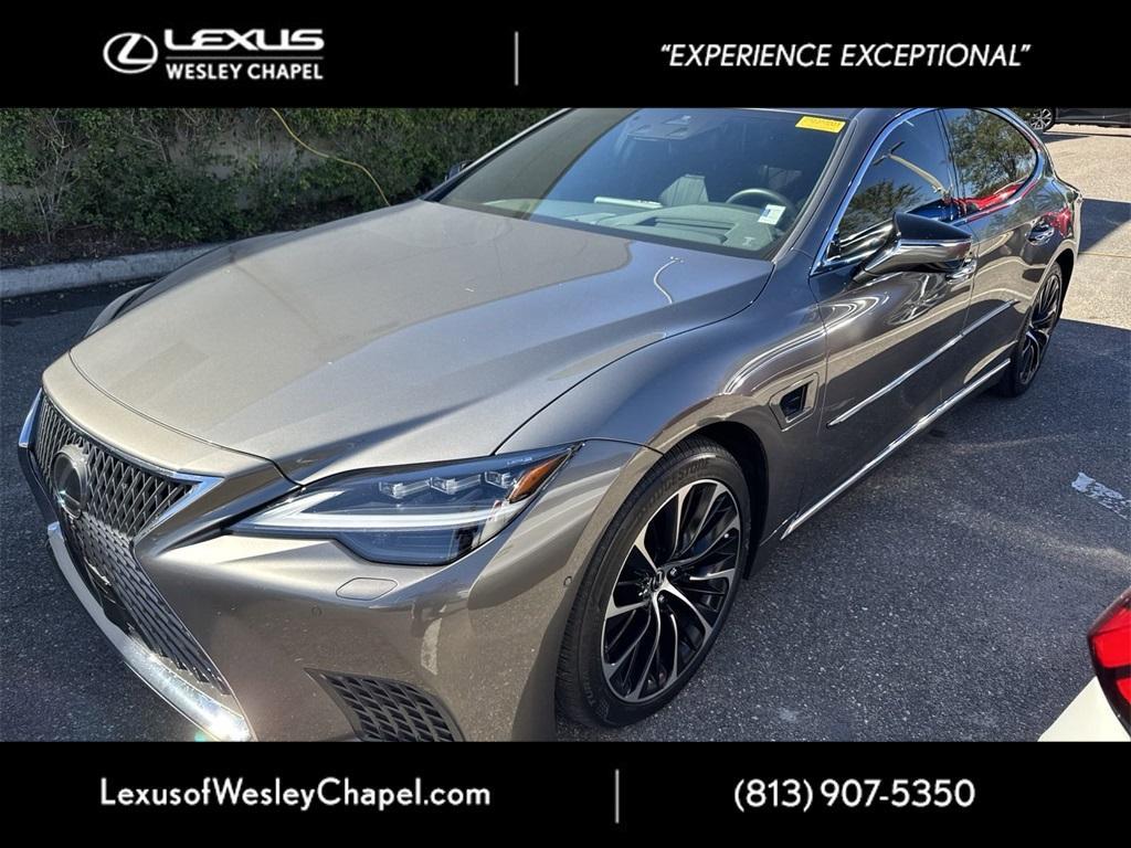 used 2023 Lexus LS 500h car, priced at $89,400