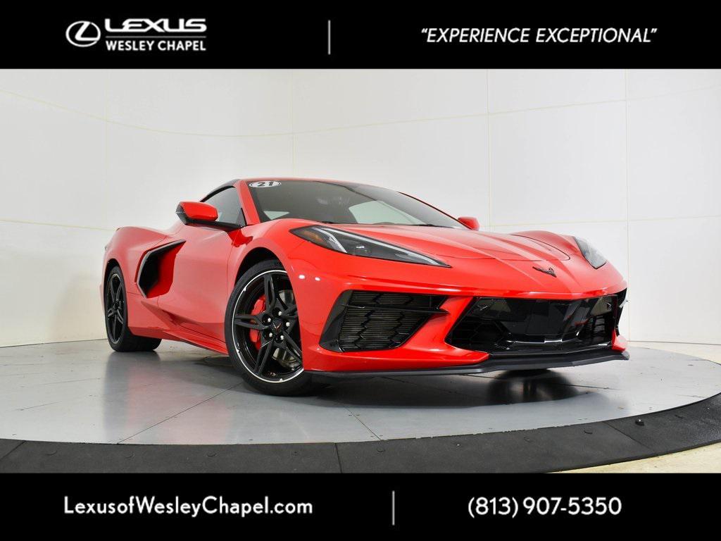 used 2021 Chevrolet Corvette car, priced at $65,490
