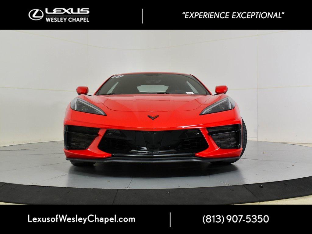 used 2021 Chevrolet Corvette car, priced at $65,490