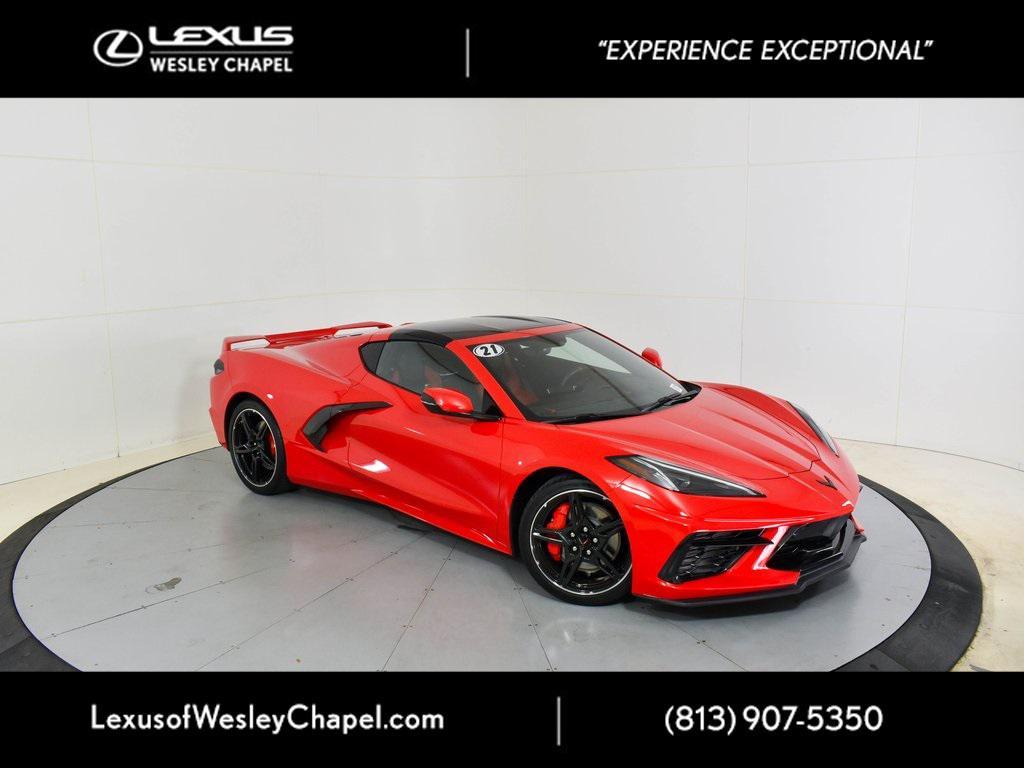 used 2021 Chevrolet Corvette car, priced at $65,490