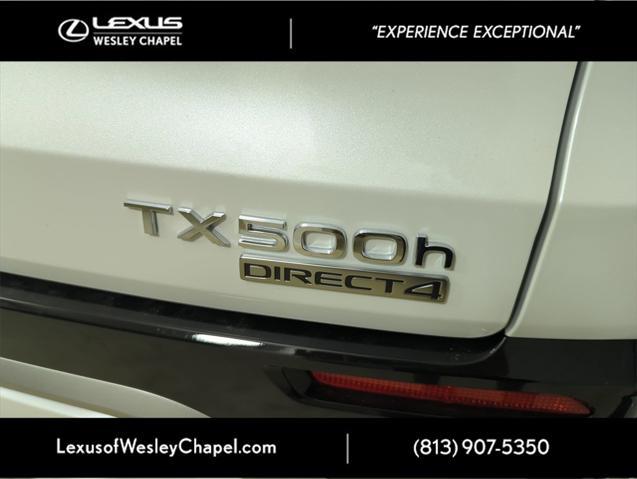 new 2025 Lexus TX 500h car, priced at $74,304