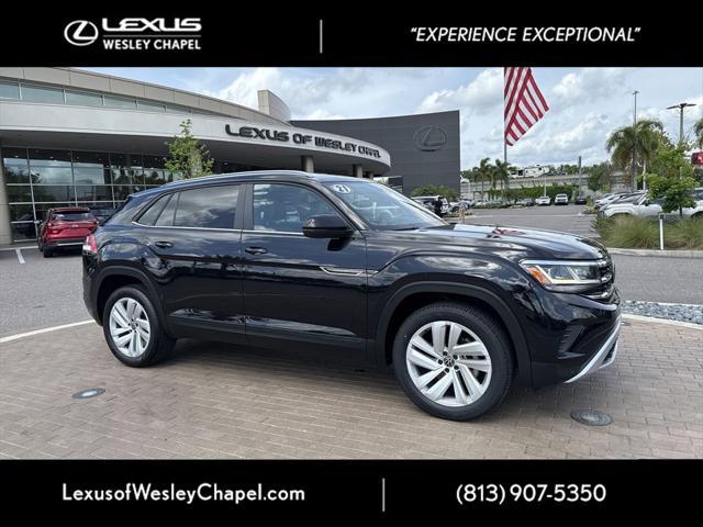 used 2021 Volkswagen Atlas Cross Sport car, priced at $20,990