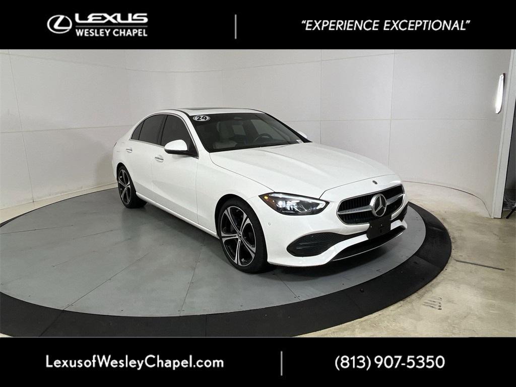 used 2024 Mercedes-Benz C-Class car, priced at $37,990