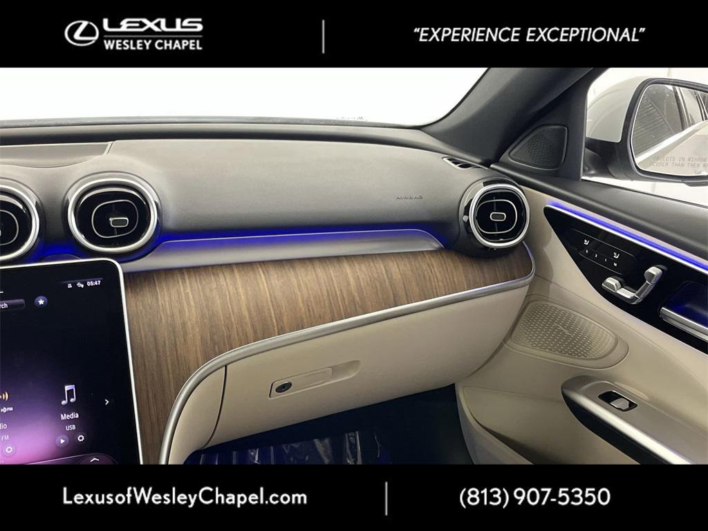 used 2024 Mercedes-Benz C-Class car, priced at $37,990