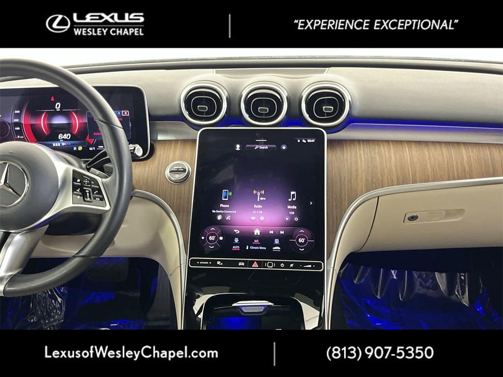 used 2024 Mercedes-Benz C-Class car, priced at $37,990