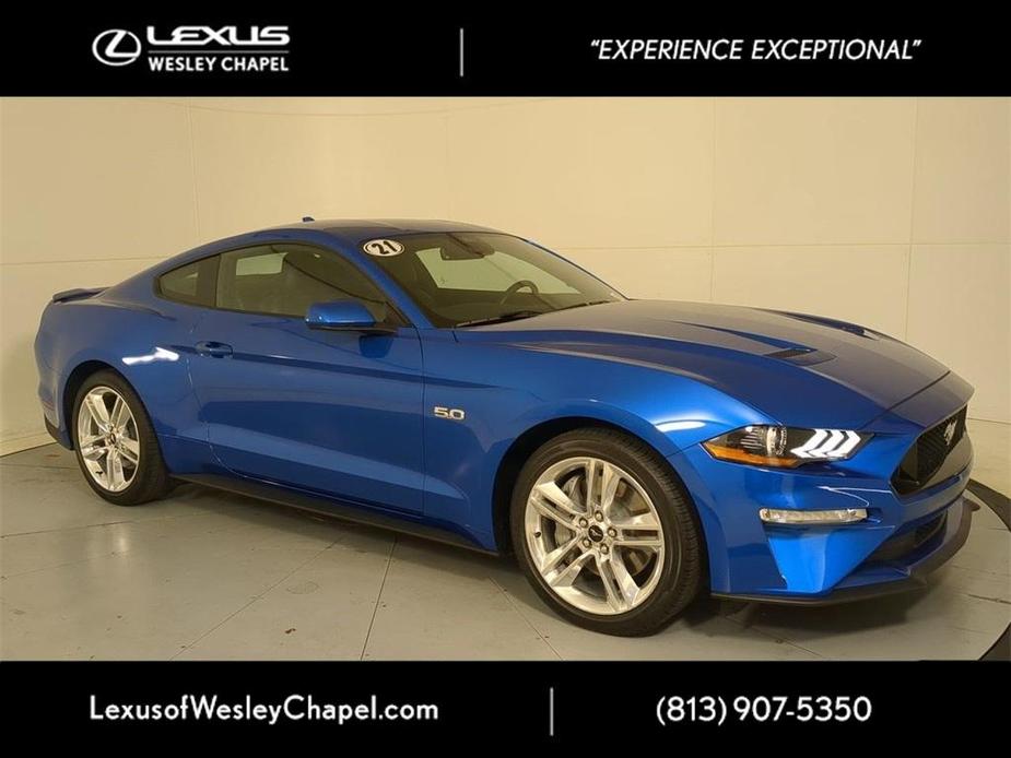 used 2021 Ford Mustang car, priced at $38,250
