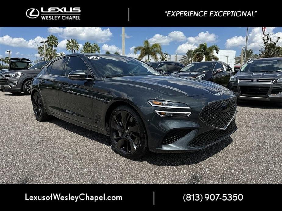 used 2023 Genesis G70 car, priced at $39,500