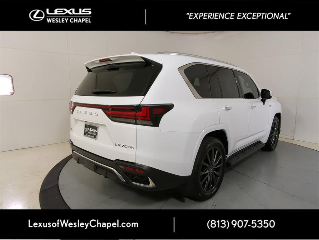 new 2025 Lexus LX 700h car, priced at $122,080