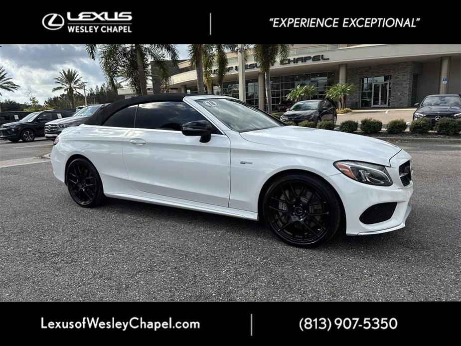 used 2018 Mercedes-Benz AMG C 43 car, priced at $28,900