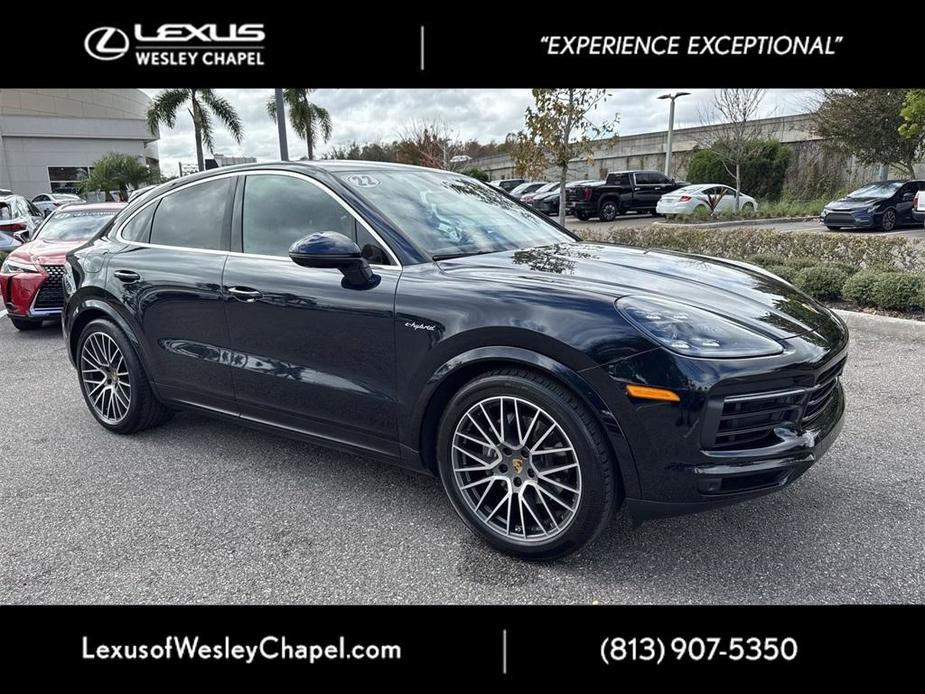 used 2022 Porsche Cayenne E-Hybrid Coupe car, priced at $75,900