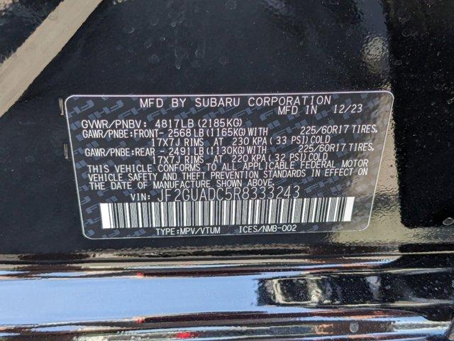 new 2024 Subaru Crosstrek car, priced at $31,317